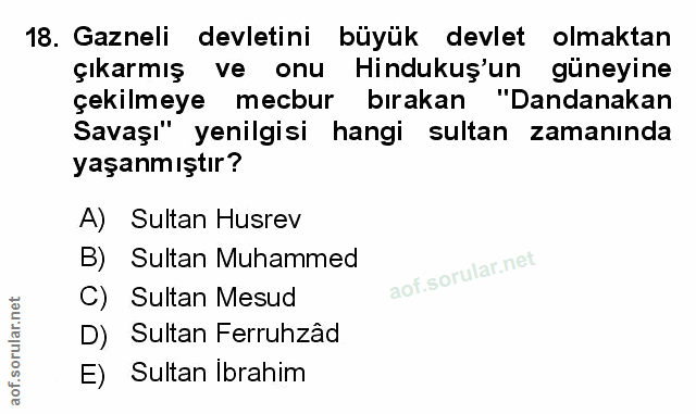 Soru 18