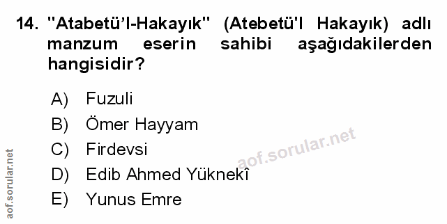 Soru 14