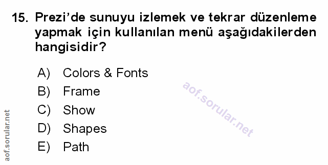 Soru 15