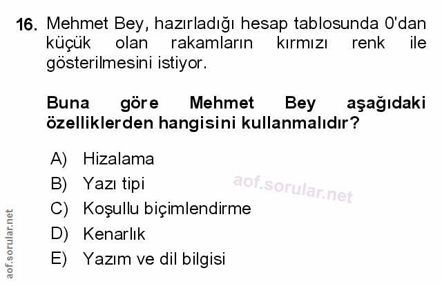 Soru 16