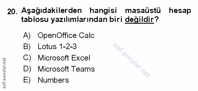 Soru 20