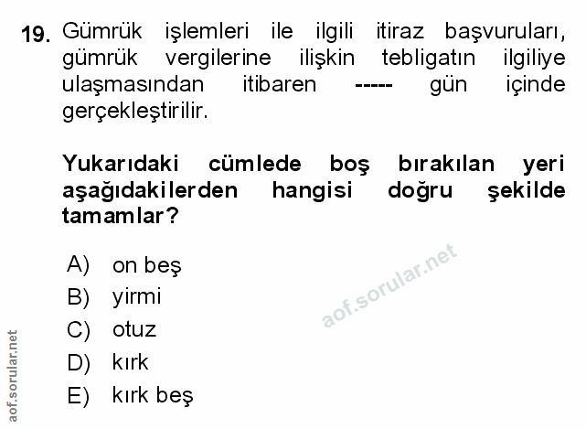 Soru 19