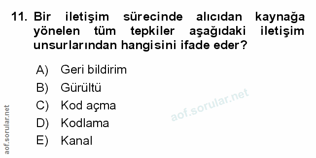 Soru 11