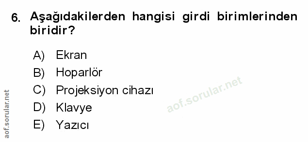 Soru 6