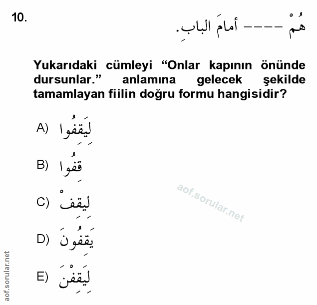Soru 10