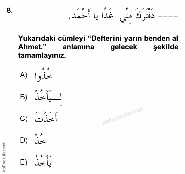 Soru 8