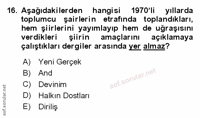 Soru 16