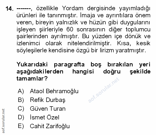 Soru 14
