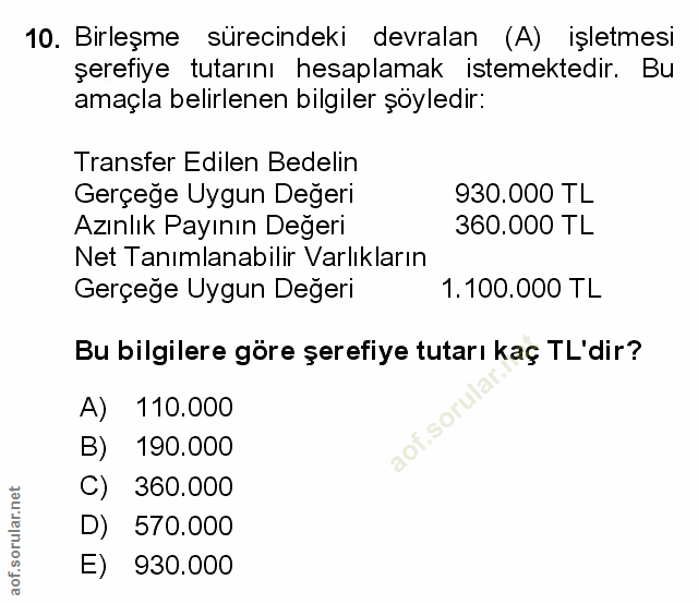 Soru 10