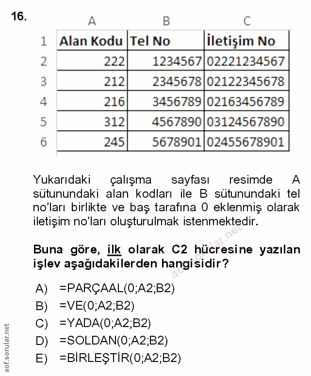 Soru 16