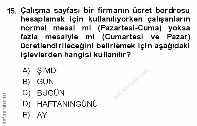 Soru 15