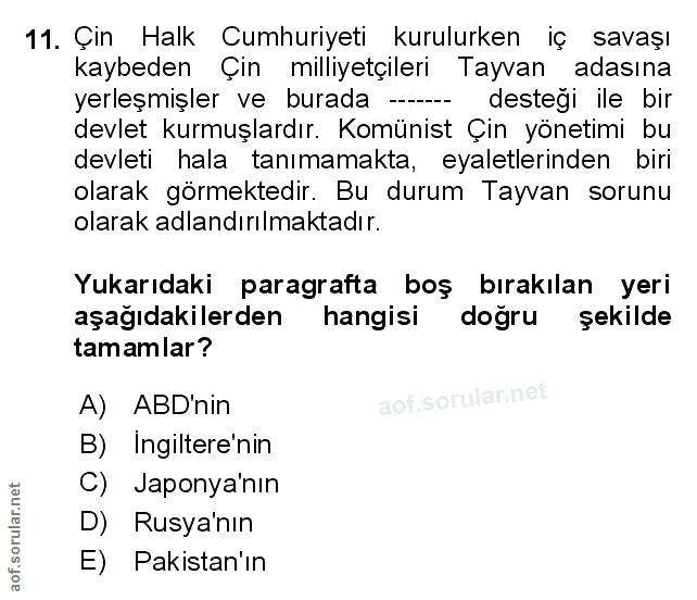 Soru 11