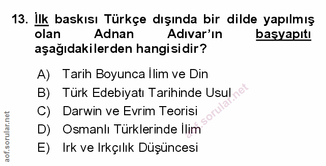 Soru 13
