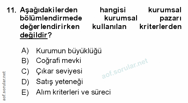 Soru 11