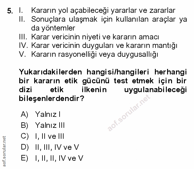 Soru 5