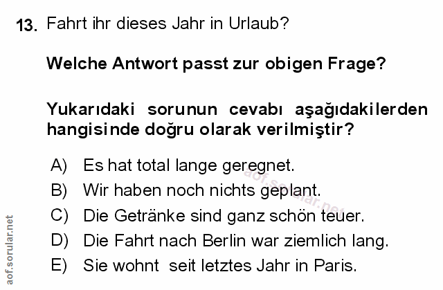 Soru 13