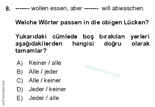 Soru 8