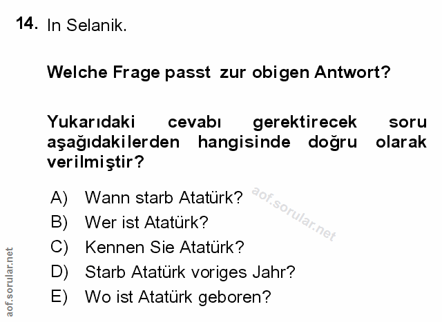 Soru 14