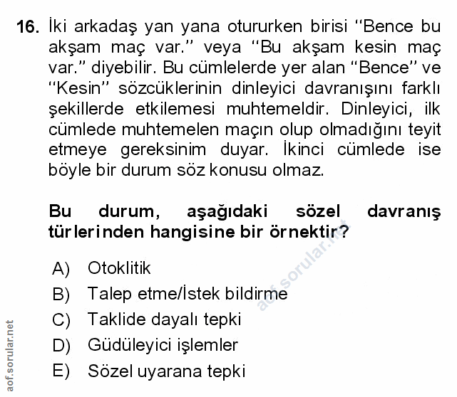 Soru 16