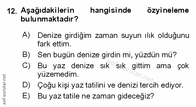 Soru 12
