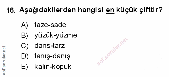 Soru 16