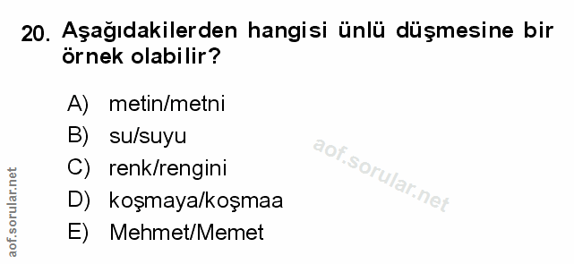 Soru 20