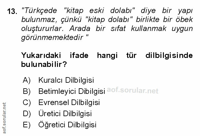 Soru 13