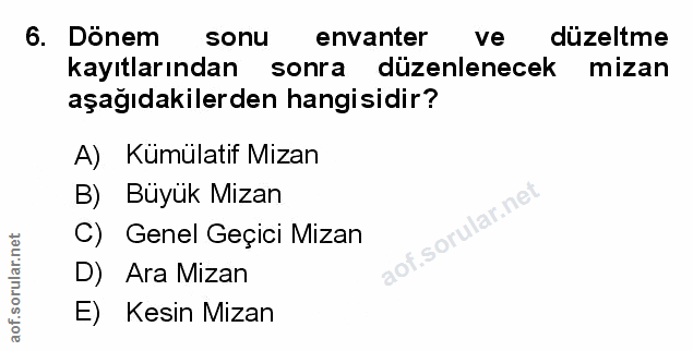 Soru 6