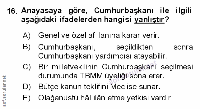 Soru 16