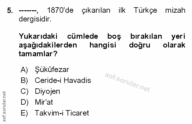 Soru 5