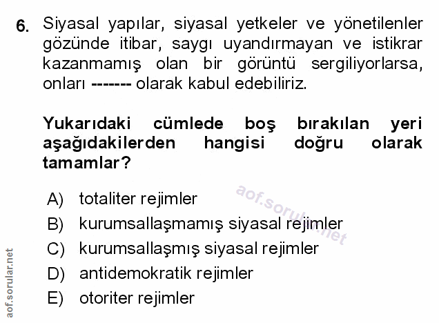 Soru 6