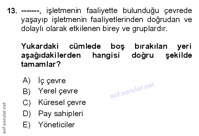 Soru 13