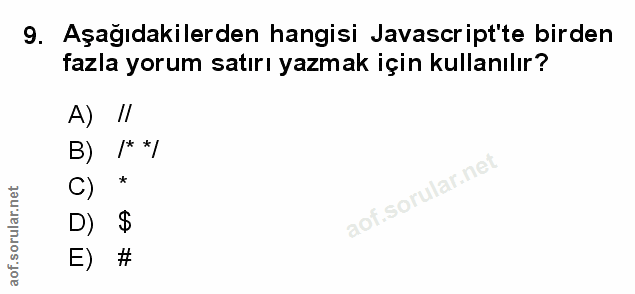 Soru 9