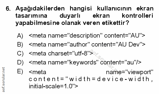 Soru 6
