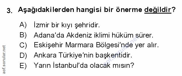 Soru 3