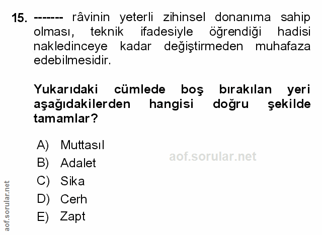 Soru 15