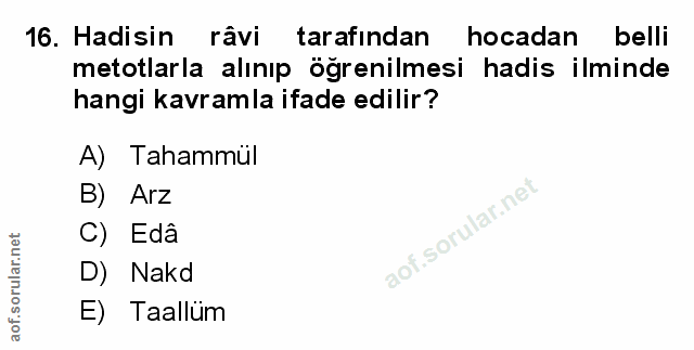 Soru 16