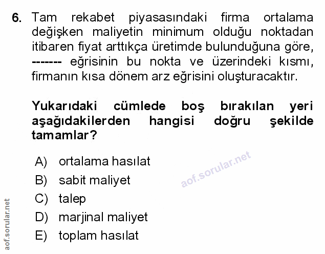 Soru 6