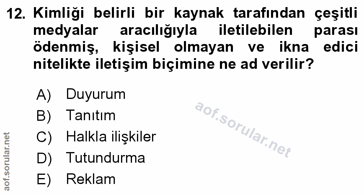 Soru 12