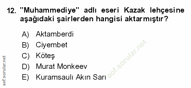Soru 12