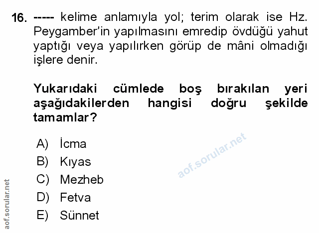Soru 16