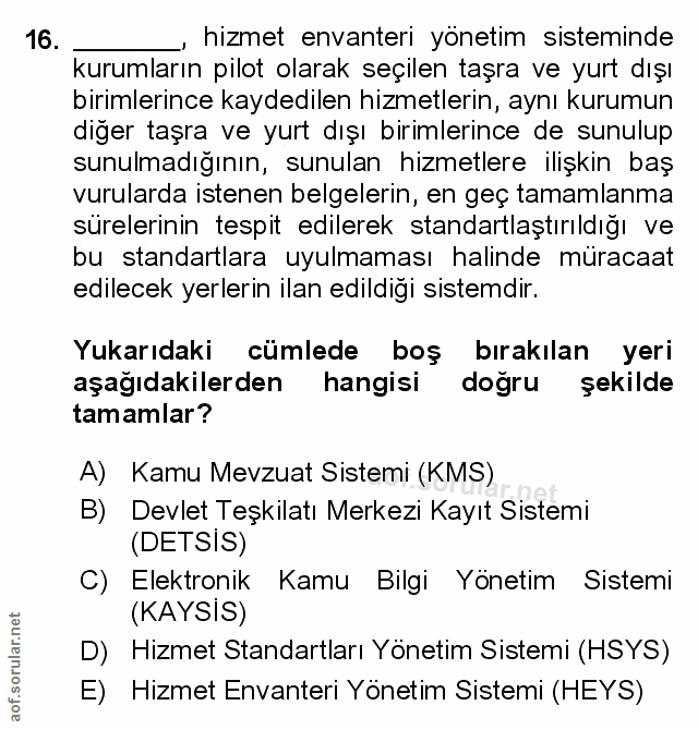 Soru 16