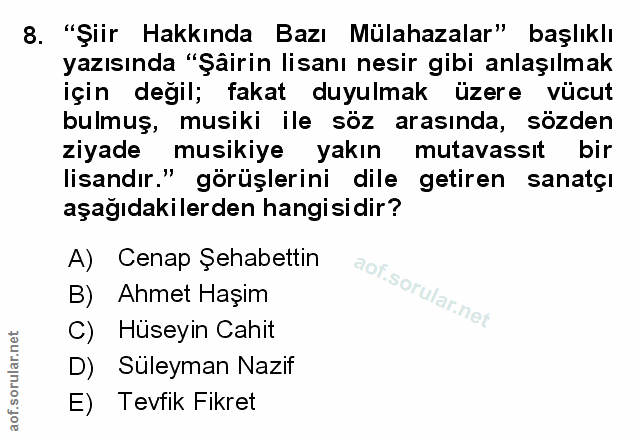 Soru 8