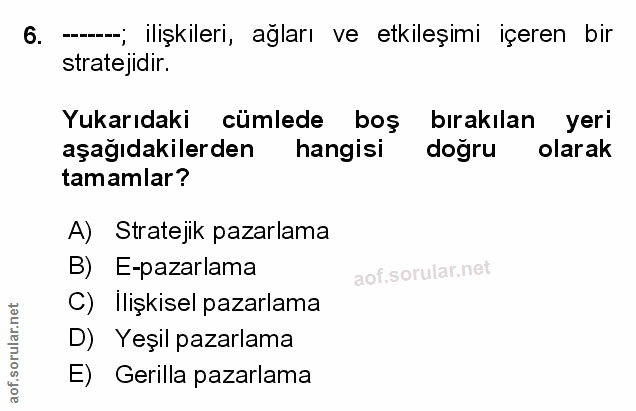 Soru 6