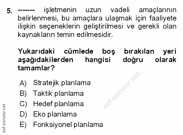 Soru 5