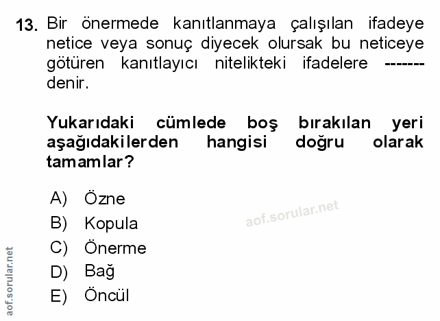 Soru 13