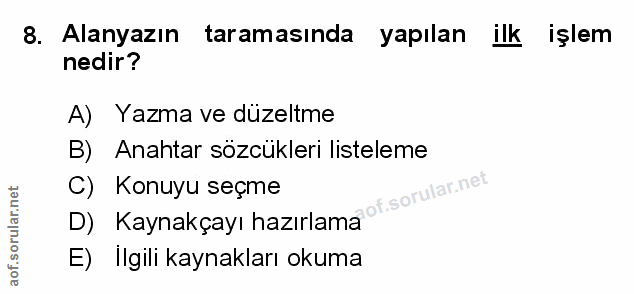 Soru 8
