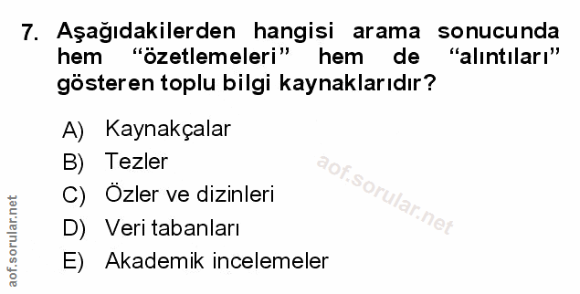 Soru 7