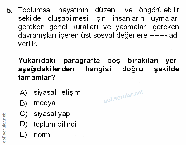 Soru 5