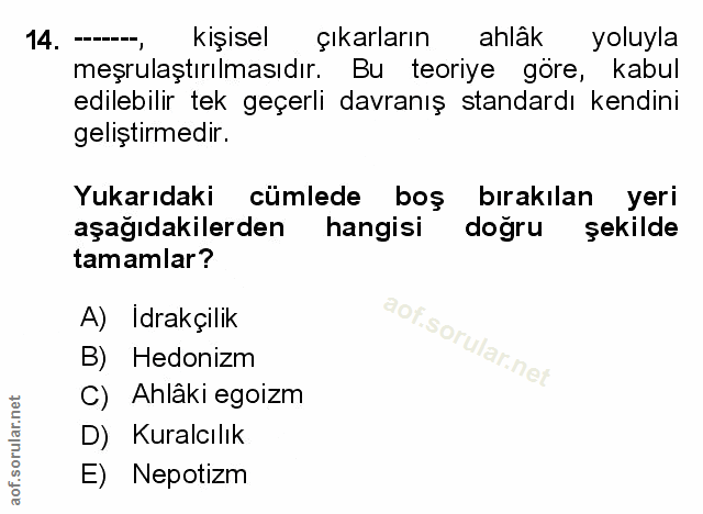 Soru 14